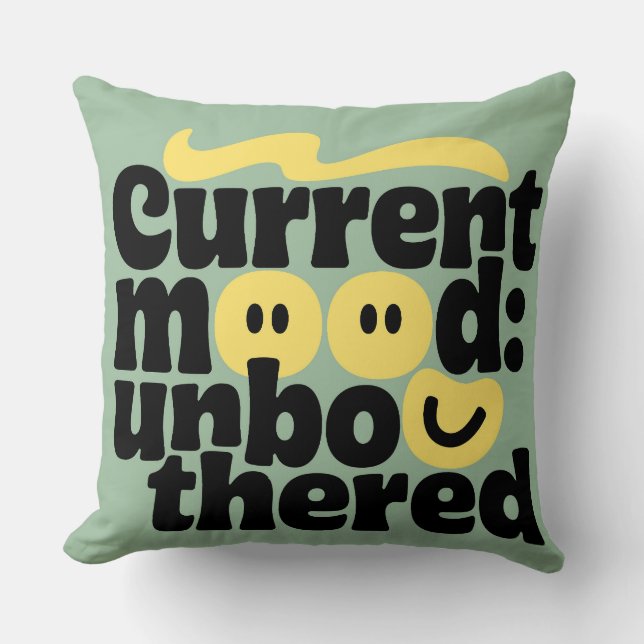 Coussin Restez Impassible (Recto)