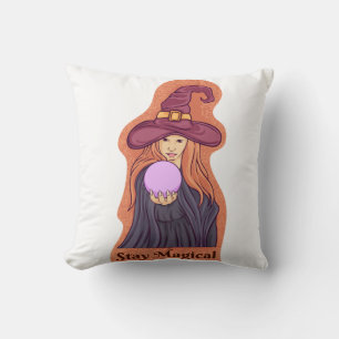 Coussin Restez magique Fantôme Funny Halloween Super
