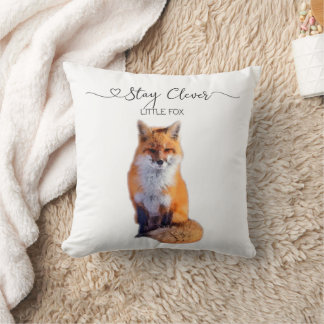 Coussin Restez malin Little Fox
