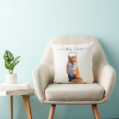 Coussin Restez malin Little Fox (Chaise)