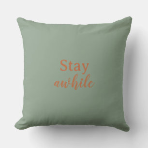 Coussin Restez Un Peu Sage Sable Chaud Typographie Terraco