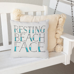 Coussin Resting Beach Face Outdoor