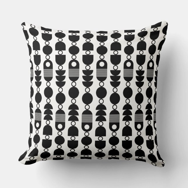 Coussin Résumé 140823 - Noir (Recto)