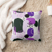 Coussin Résumé abstrait violet (Couverture)