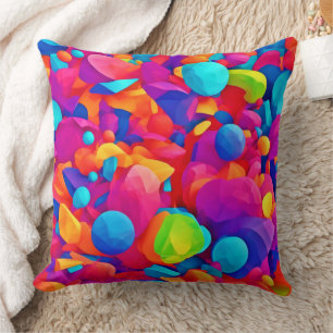 Coussin Résumé coloré à grand angle