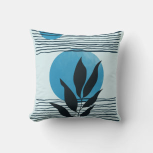Coussin Résumé contemporain milieu du siècle tropical feui