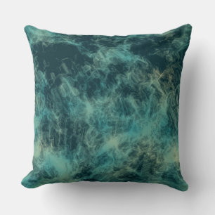 Coussin Résumé de Marbre de Teal