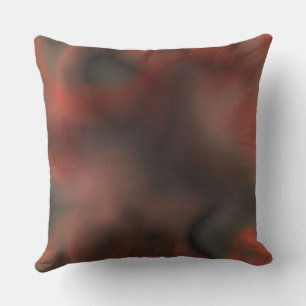 Coussin Résumé de marbre rouge et gris