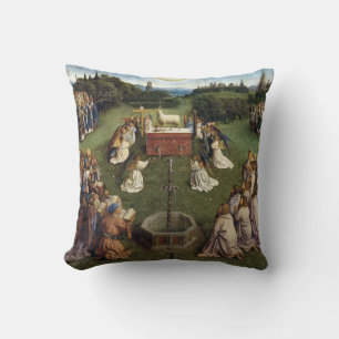 Coussin Retable de Gand (détail), Frères Van Eyck