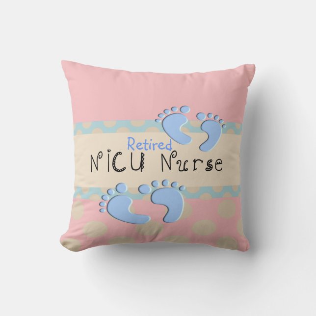 Coussin retiré adorable d'infirmière de NICU (Recto)