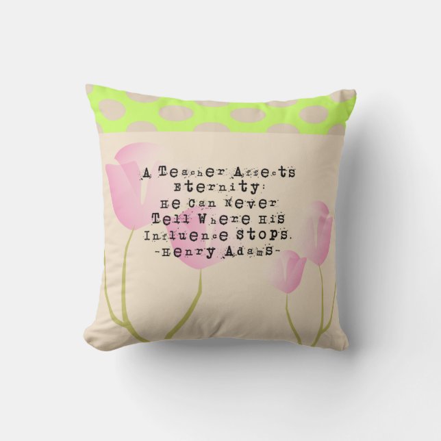 Coussin retiré de petit somme de tulipes de (Recto)