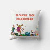 Coussin Retour à l'école (Verso)