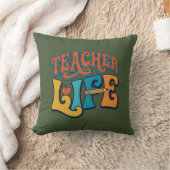 Coussin Retour à l'école. La vie d'enseignant. (Couverture)