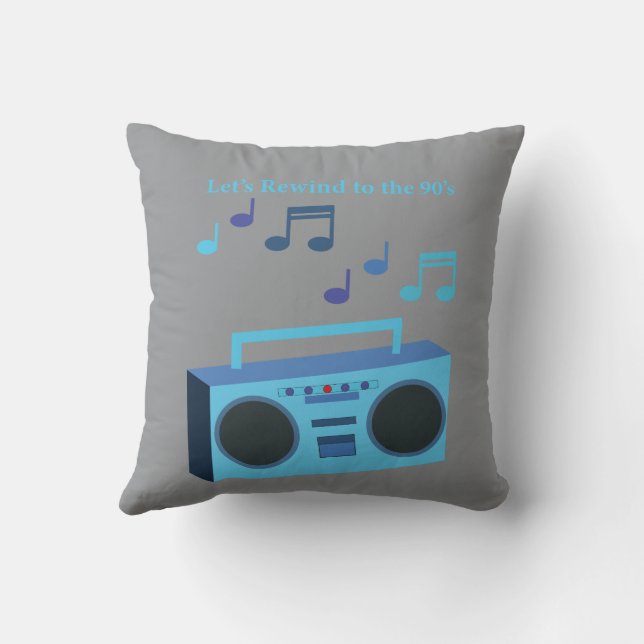 Coussin Retour aux années 90 (Verso)