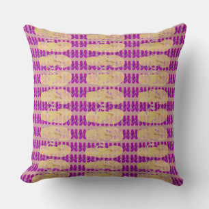 Coussin Retourner (jaune/rose vif)