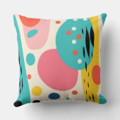 Coussin Retro Abstract Forest Pillow (Verso)
