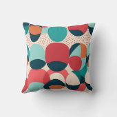Coussin Retro Abstract Pebble Pillow (Verso)