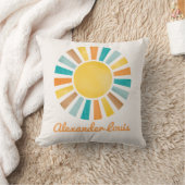 Coussin Retro Boho Sunshine Baby Boy Nursery (Couverture)
