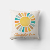 Coussin Retro Boho Sunshine Baby Boy Nursery (Recto)