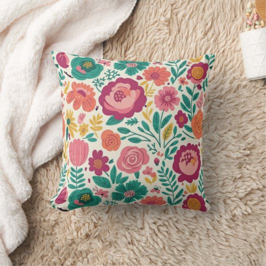 Coussin Retro Garden Whimsy (Couverture)