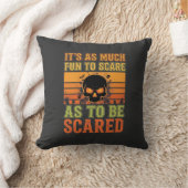 Coussin Retro Halloween Scare Skull Design_1 (Couverture)