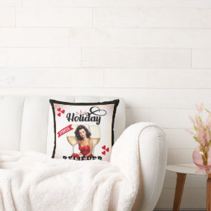Coussin Retro Holiday Stress Reliever Pinup
