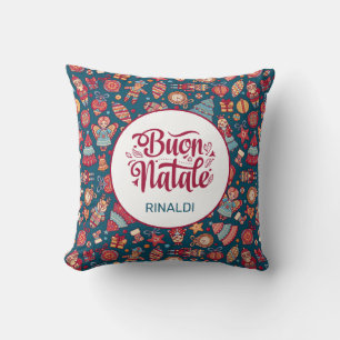 Coussin Rétro Joyeux Noël