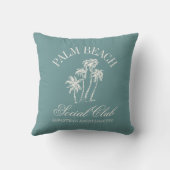 Coussin Retro Luxe Bachelorette Party Social Club (Verso)