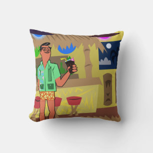Coussin Rétro MCM Tiki