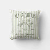 Coussin Retro Modern Margaritas et Matrimony rayé Bach (Recto)