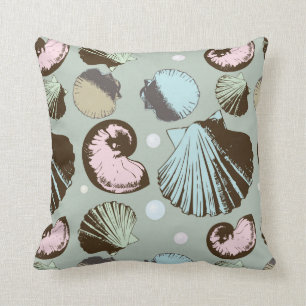 Coussin Rétro motif de coquillage
