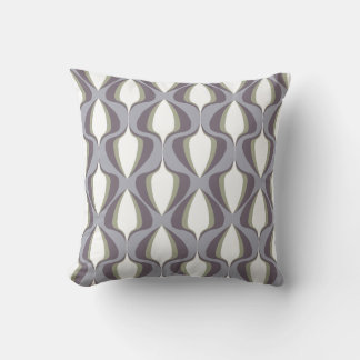 Coussin Retro Ogee Grey