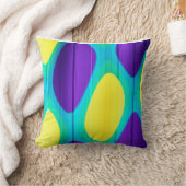 Coussin Retro Persian Carpet Peacock Feather Pattern  (Couverture)