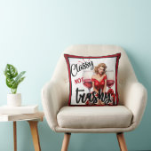 Coussin Retro Pinup Classy pas Trashy (Chaise)