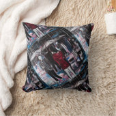 Coussin Retro Rain Painting by Alfred Fox (Couverture)