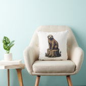 Coussin Retro Sloth Engraving Wildlife Shirt (3) (Chaise)