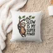 Coussin Retro Sloth Quote Shirt Funny Slow Life Vintage Te (Couverture)