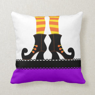 Coussin Rétro sorcière de Halloween