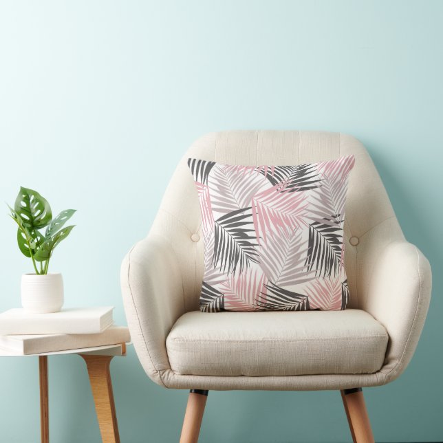 Coussin Rétro tropical #9 (Vibes de plage) #palms #décorat (Chaise)