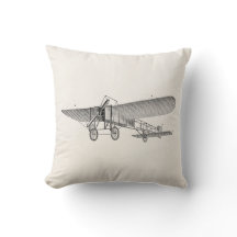 Rétro vieil avion d'appui vertical d'avion vintage