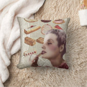 Coussin rétros biscuits de boulangerie de pâtisserie (Couverture)