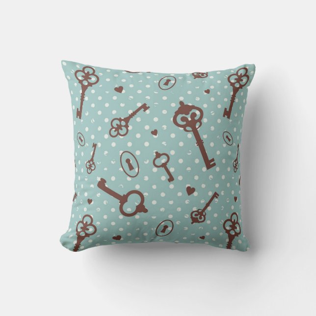Coussin Rétros clés de Valentine (Recto)