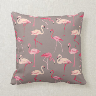 Coussin Rétros Flamants roses