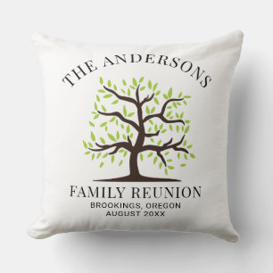 Coussin Réunion de famille Arbre généalogique correspondan