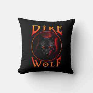 Coussin Réunion de loup de Black Dire