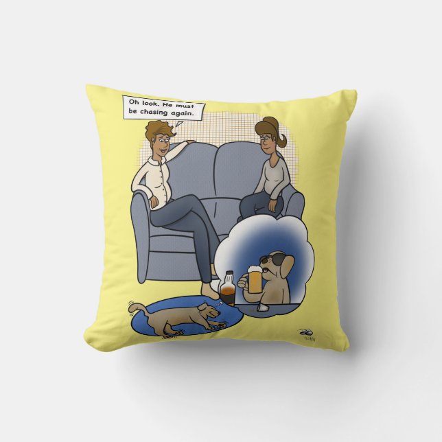 Coussin Rêve à la recherche (Recto)
