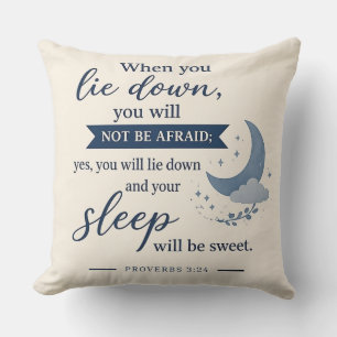 Coussin Rêve céleste - Proverbes 3:24