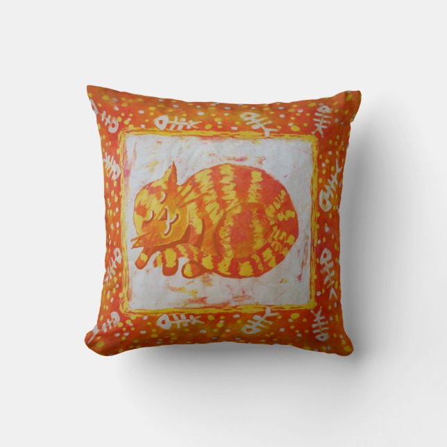Coussin rêve de chat (Recto)