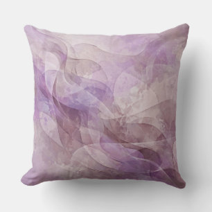 Coussin Rêve de lavande Tourbillon lilas Mauve lavande