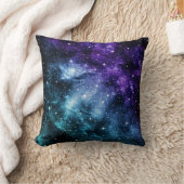 Coussin Rêve de nébuleuse de galaxie Turquoise #1 (Couverture)